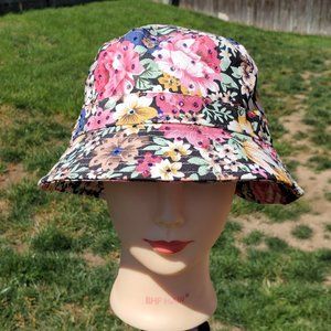 New Ladies Dark Hawaiian BLING Bucket Hat
